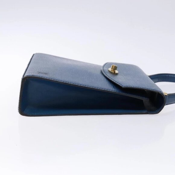 LOUIS VUITTON Epi Malesherbes Hand Bag Blue - Picture 3 of 14